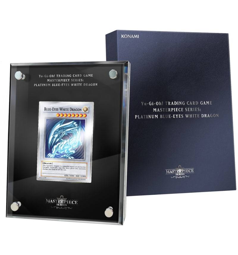 Yu-Gi-Oh! TCG Masterpiece Series Platinum Blue-Eyes White Dragon US Version (Edition of 1000) - US Yu-Gi-Oh! TCG Masterpiece Series Platinum Blue-Eyes White Dragon US Version (Edition of 1000) - US