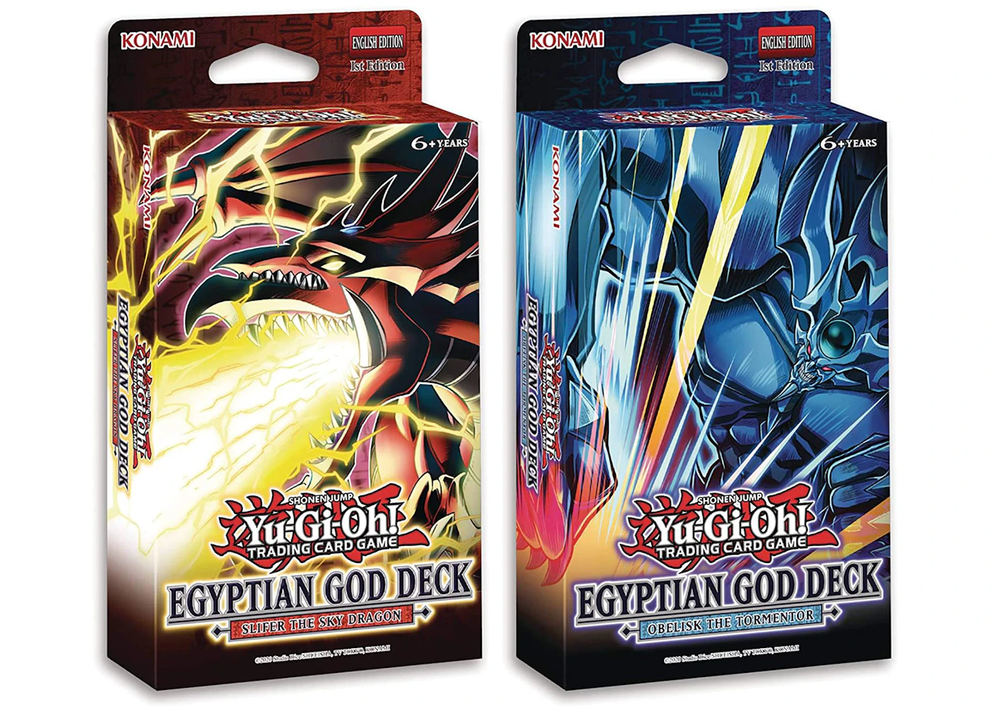 Yu-Gi-Oh! TCG Slifer the Sky Dragon/Obelisk the Tormentor 1st Edition Egyptian God Deck 2x Bundle - US Yu-Gi-Oh! TCG Slifer the Sky Dragon/Obelisk the Tormentor 1st Edition Egyptian God Deck 2x Bundle - US