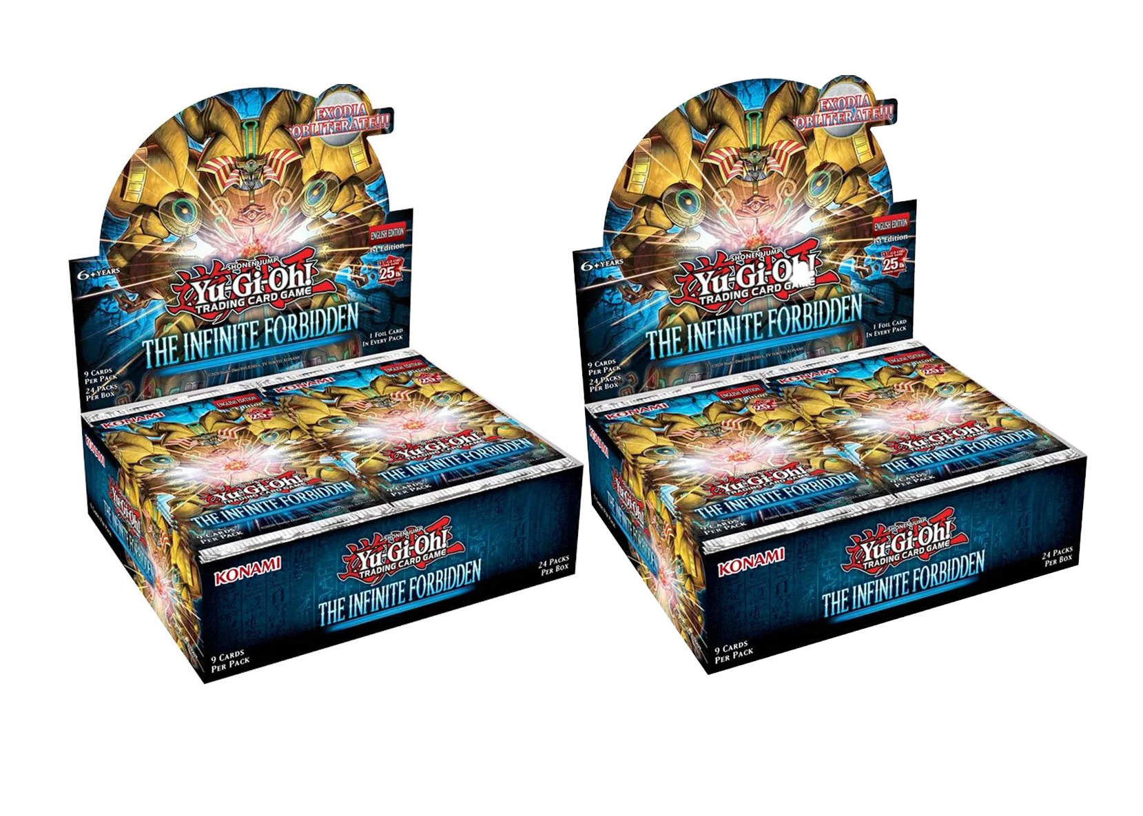 Yu-Gi-Oh! The Infinite Forbidden 1st Edition Booster Box 2x Lot - GB