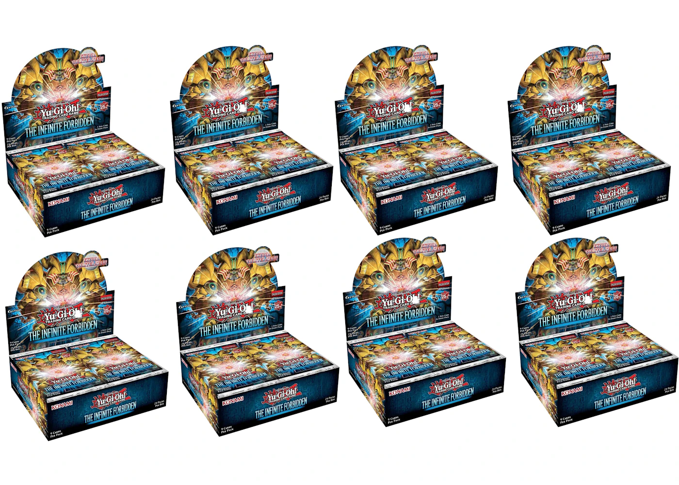 Yu-Gi-Oh! The Infinite Forbidden 1st Edition Booster Box 8x Lot - US Yu-Gi-Oh! The Infinite Forbidden 1st Edition Booster Box 8x Lot - US