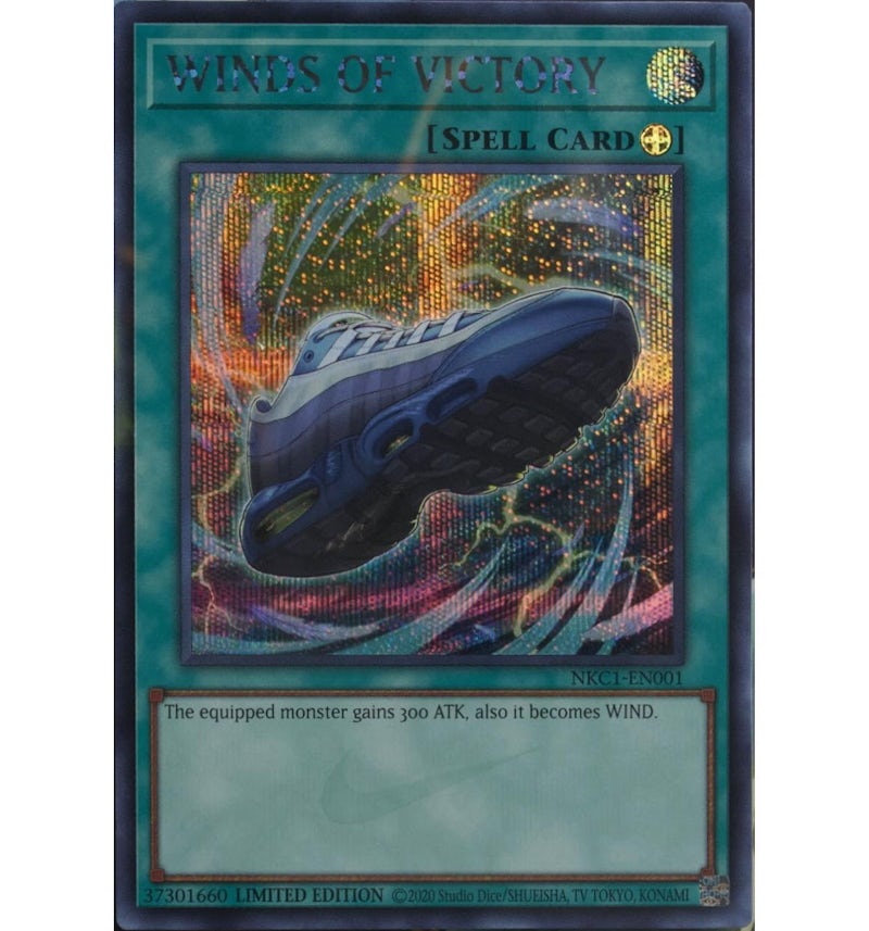 Yu-Gi-Oh x Nike Winds of Victory Air Max Muscle 95 Spell Card Ungraded - US Yu-Gi-Oh x Nike Winds of Victory Air Max Muscle 95 Spell Card Ungraded - US