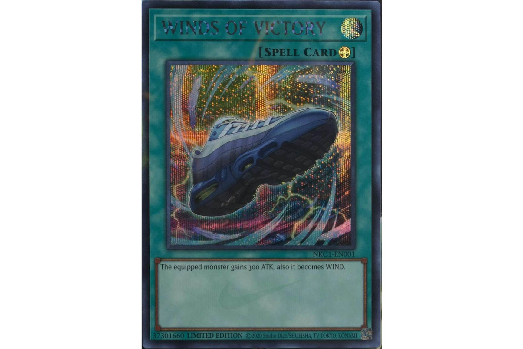 Yu-Gi-Oh x Nike Winds of Victory Air Max Muscle 95 Spell Card Ungraded - US