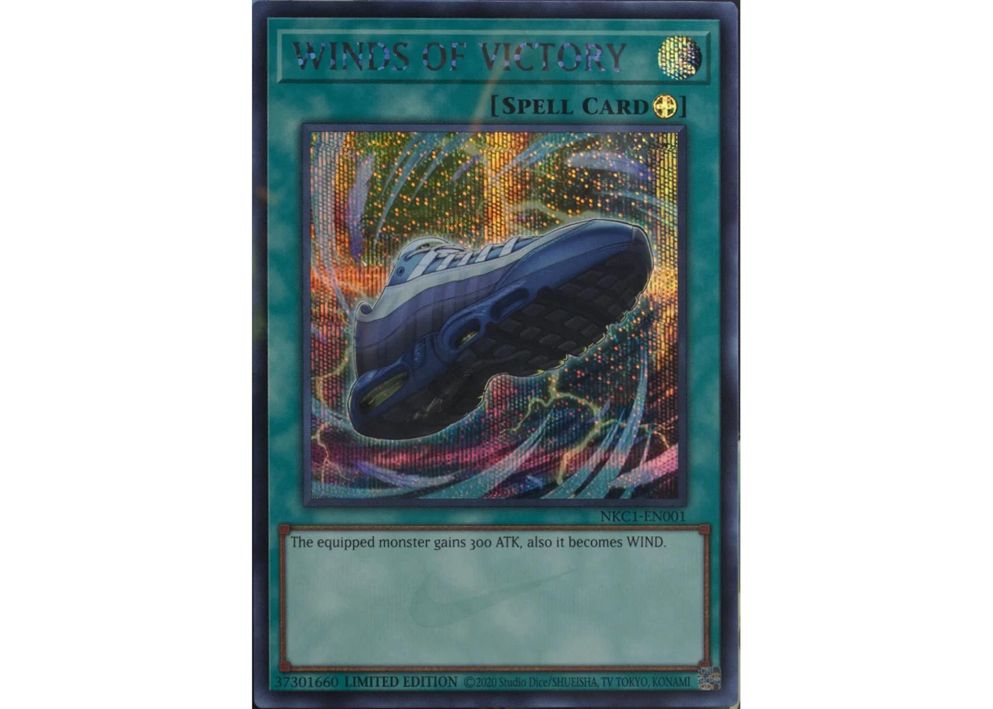Yu-Gi-Oh x Nike Winds of Victory Air Max Muscle 95 Spell Card Ungraded - US Yu-Gi-Oh x Nike Winds of Victory Air Max Muscle 95 Spell Card Ungraded - US