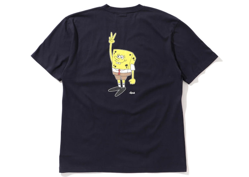 Yusuke Hanai x Spongebob Back Print T-Shirt Navy - SS22 - US