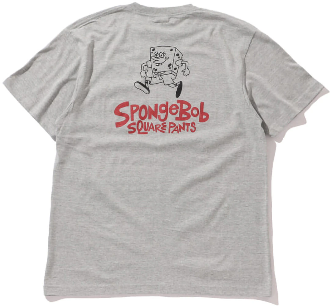 Yusuke Hanai x Spongebob Pocket T-Shirt Grey Men's - SS22 - US