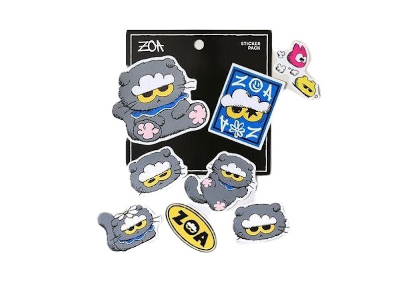 ZO&FRIENDS A&NE ZOA ラグ ステッカー セット ZO&FRIENDS A&NE ZOA ラグ ステッカー セット