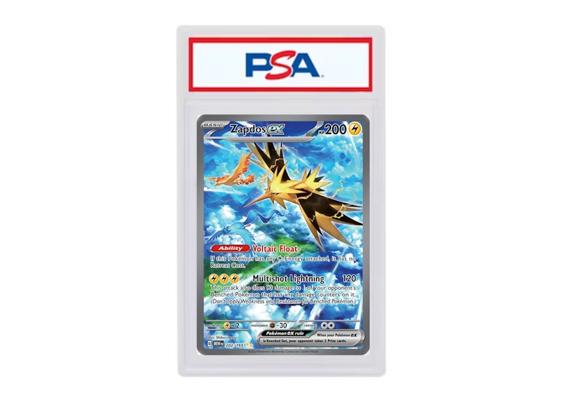 Zapdos ex 2023 Pokémon Scarlet & Violet 151 Special Illustration