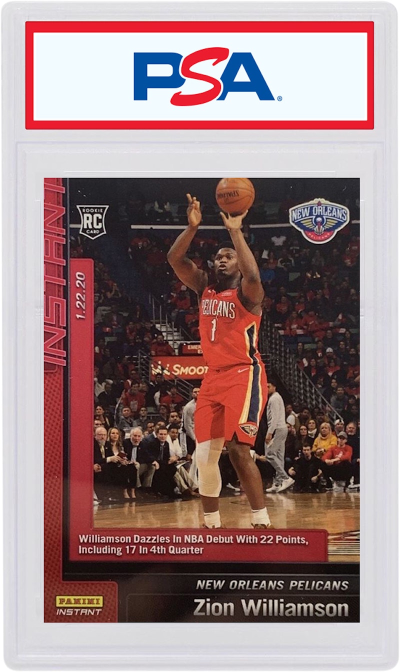 2019 buy Panini Instant Zion Williamson RC S