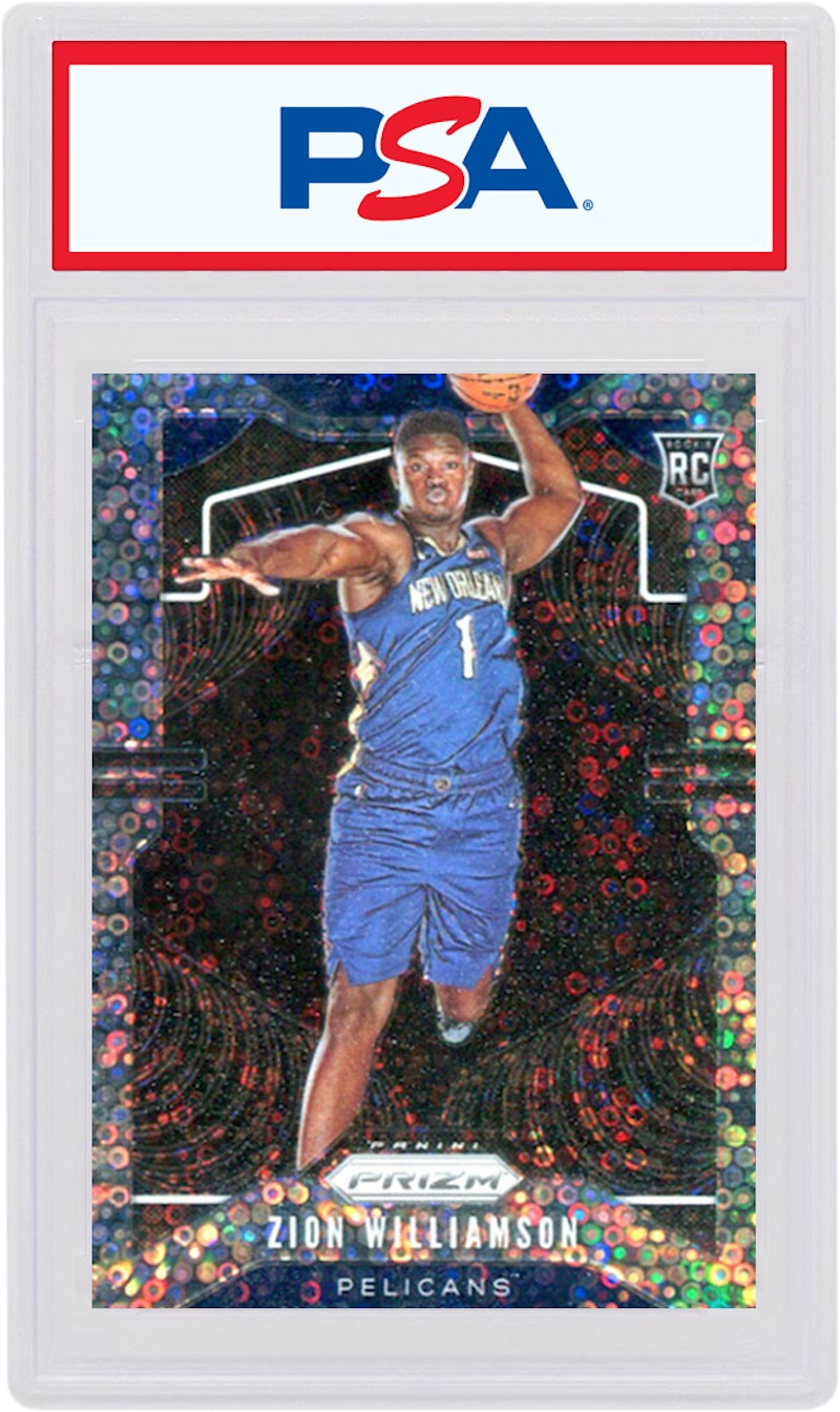 Zion Williamason 2019 Panini Prizm Fast Break Rookie Image Variation Disco #248 (PSA or BGS Graded)
