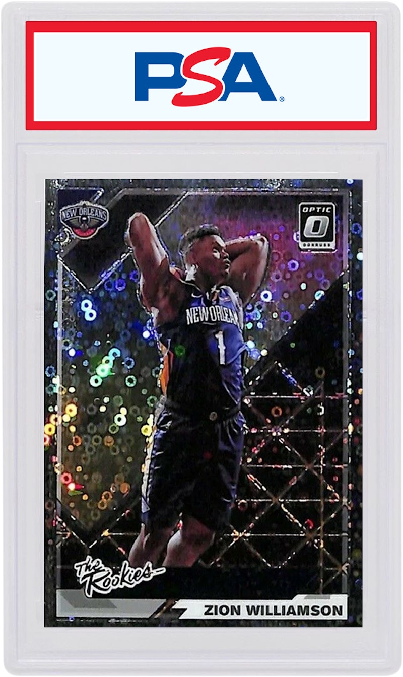 Zion Williamson 2019 Donruss Optic The Rookies Rookie Fastbreak #1 (PSA or BGS Graded)