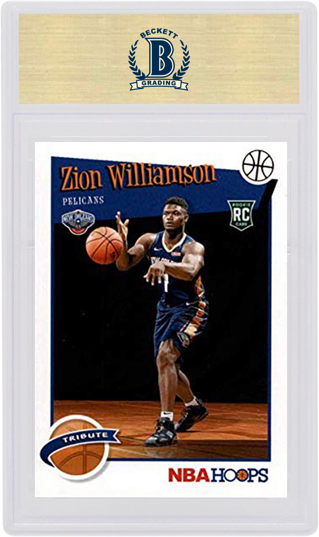 Zion Williamson 2019 Panini Hoops Rookie Tribute #296