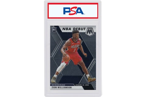 Zion Williamson 2019 Panini Mosaic NBA Debut Rookie #269 (PSA or