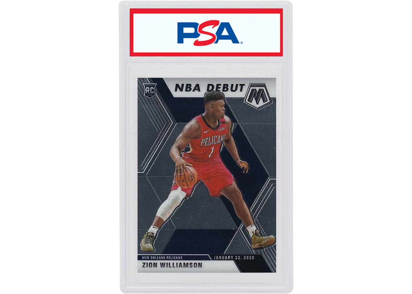 Zion Williamson 2019 Panini Mosaic NBA Debut Rookie #269 (PSA