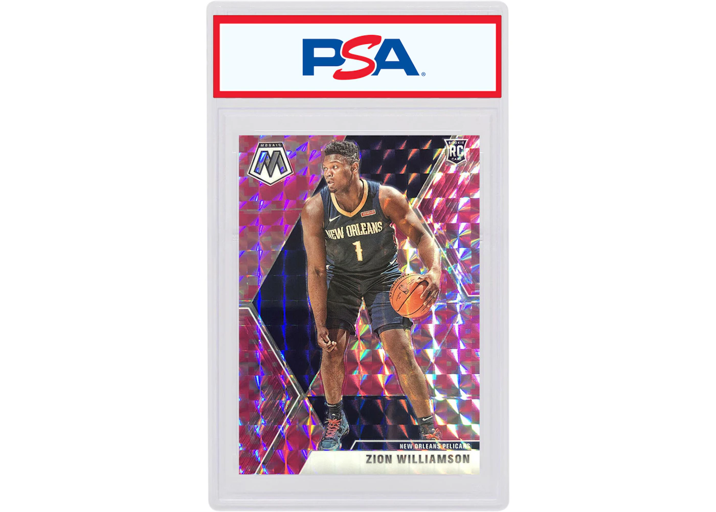 Zion Williamson 2019 Panini Mosaic Rookie Camo Pink #209 (PSA or BGS Graded) - 2019 - US Zion Williamson 2019 Panini Mosaic Rookie Camo Pink #209 (PSA or BGS Graded) - 2019 - US