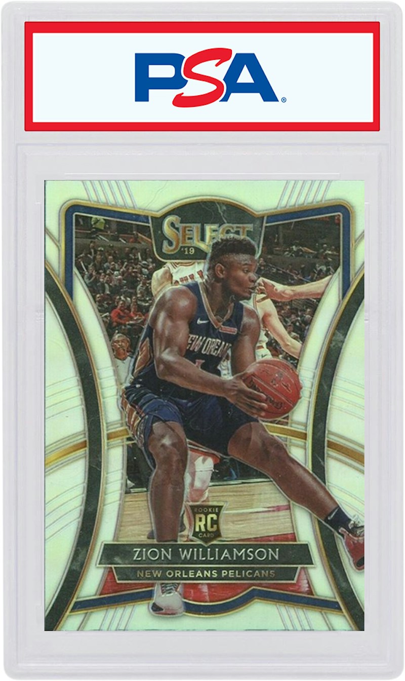 Zion Williamson 2019 Panini Select Rookie Silver #199 (PSA or BGS Graded)