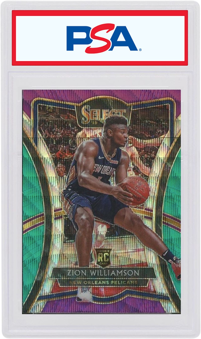 Zion Williamson 2019 Panini Select Rookie Tri-Color #199 (PSA or BGS Graded)