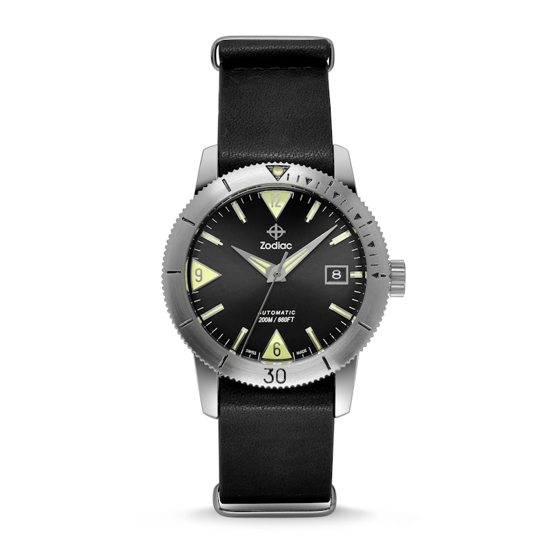 Zodiac Super Sea Wolf 53 ZO9203 40mm in Stainless Steel GB