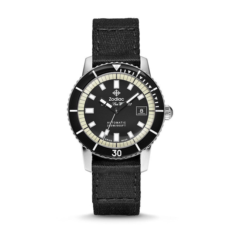 Zodiac Super Sea Wolf ZO9263 40mm in Stainless Steel MX