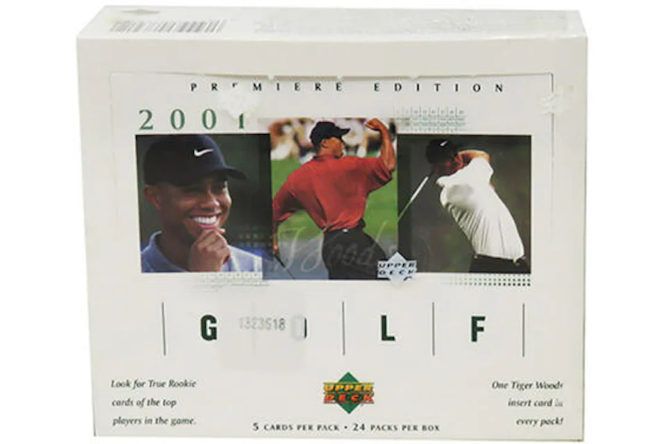 2001 Upper Deck Premiere Edition Golf Hobby Box (Green)