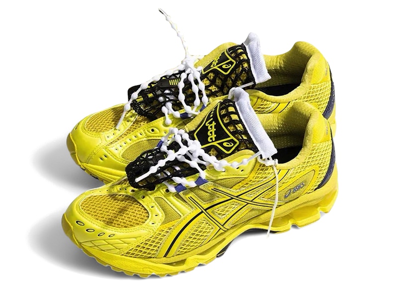 スニーカー ASICS 'GEL-NIMBUS 10.1' sneakers Yellow Little Tokyo Table Tennis Releases Its ASICS GEL-NIMBUS
