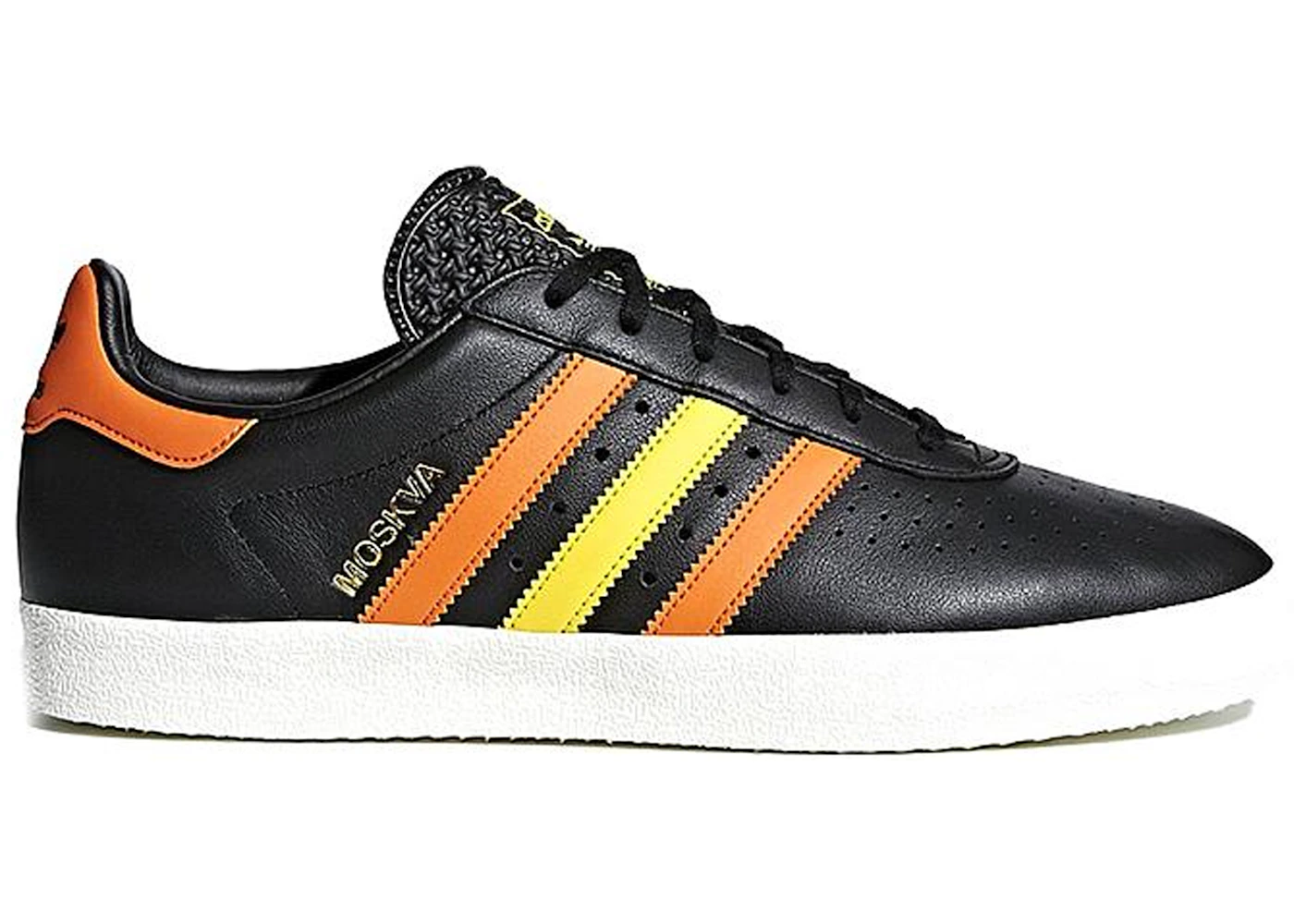 Adidas 350 black orange best sale yellow