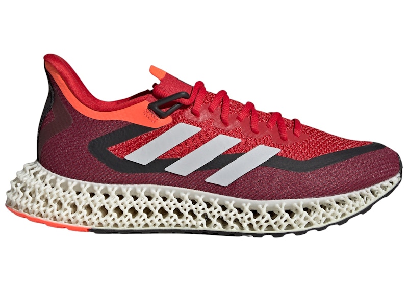 adidas 4DFWD 2 Better Scarlet Cloud White Solar Red Men's