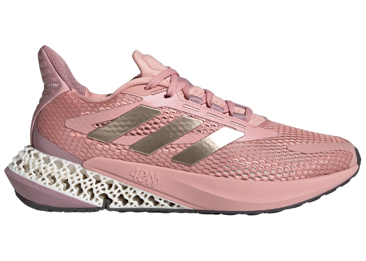 adidas 4DFWD Pulse Wonder Mauve Sandy Beige Acid Red (Women's 