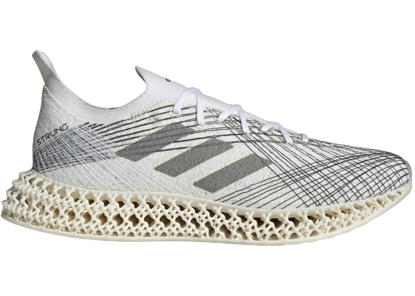 adidas 4DFWD Strung Cloud White Grey Core Black Men's ID8892 US