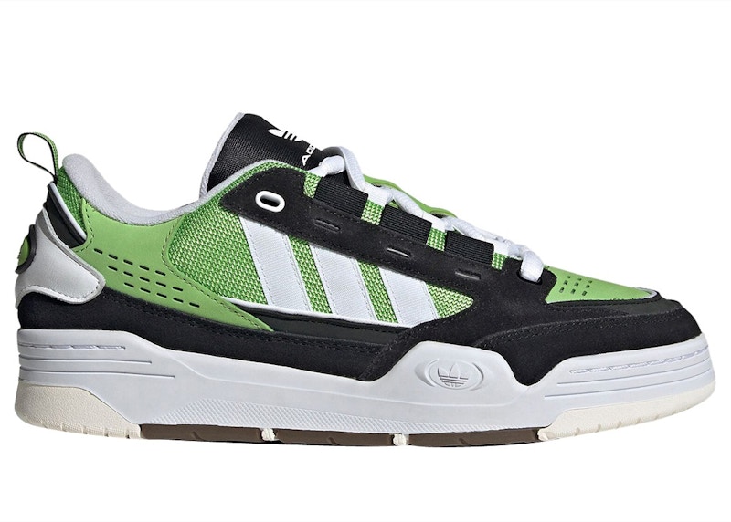 Green and black store adidas shoes