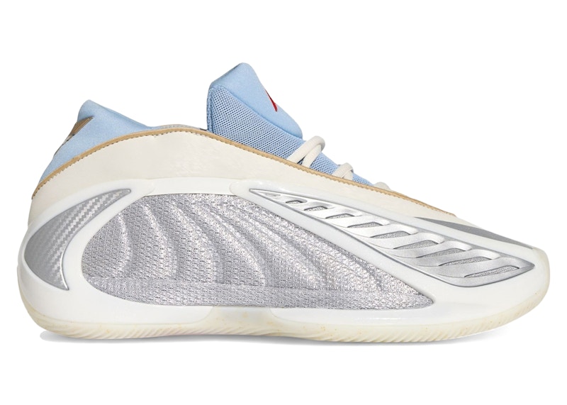 Men's Adidas AE 2 Year of the Horse Sneakers in Crystal Sky Blue/Silver Metallic/Collegiate Red