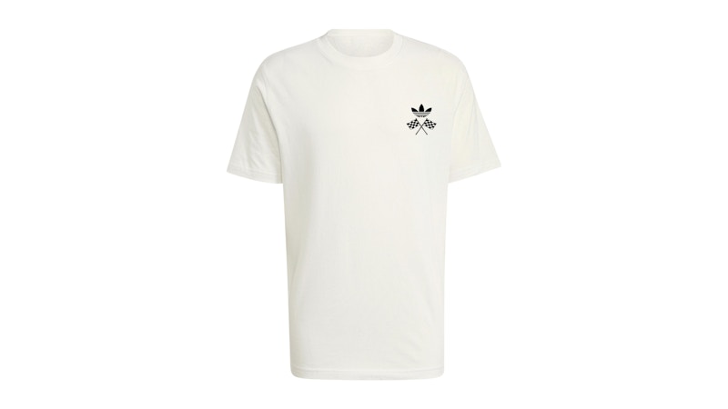 adidas Adi Racing Car Graphic T-Shirt Core White