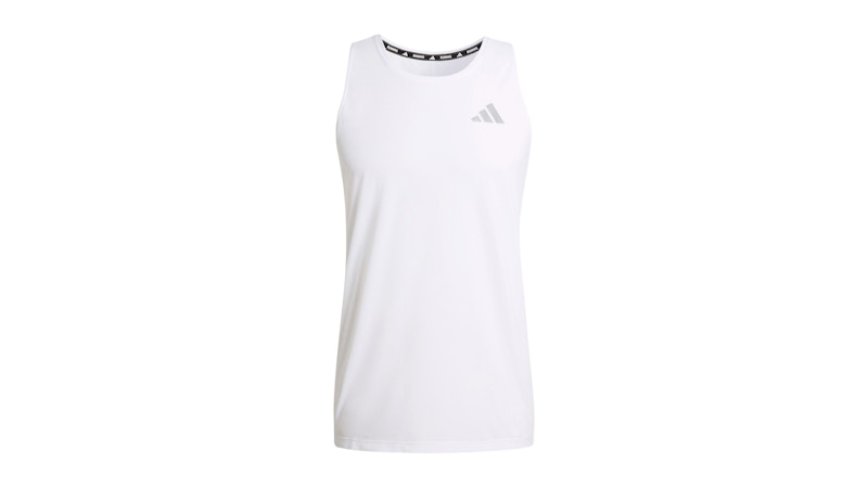 slim fit dress slacks Men's Rib Tank Top in White