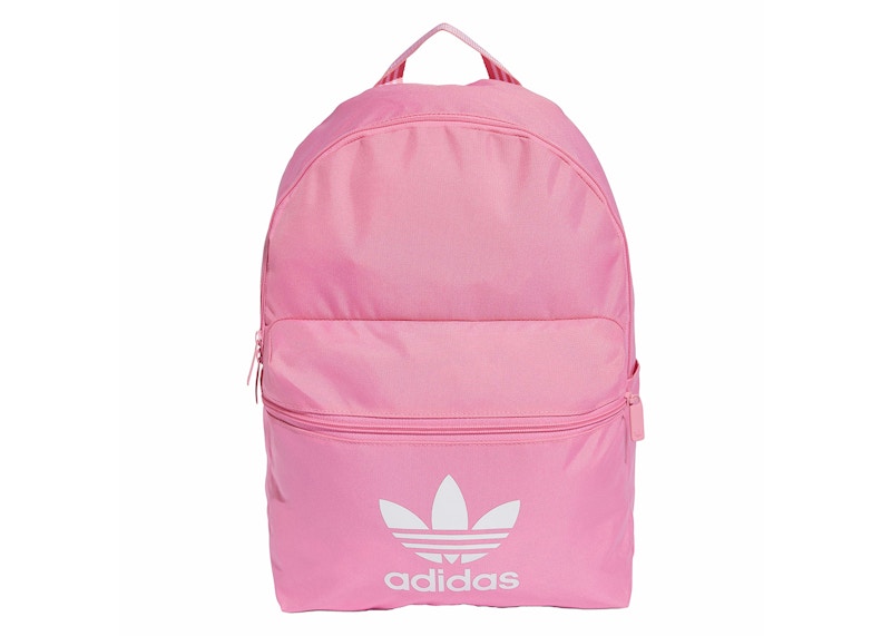 Pre-owned Adidas Originals Adicolor Backpack In Bliss Pink