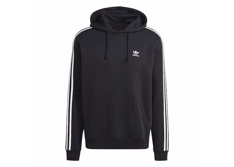 Pre-owned Adidas Originals Men's Adidas Adicolor Classics 3stripes Hoodie In Black
