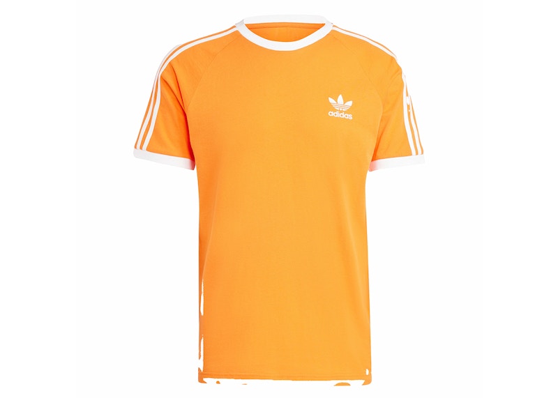 adidas Adicolor Classics 3 Stripes Tee Orange Men s SS24 US