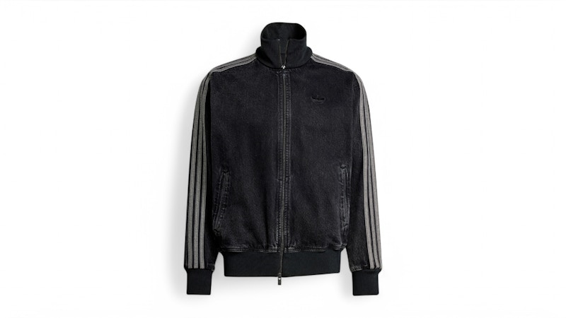 adidas Adicolor Denim Firebird Track Top True Black Denim