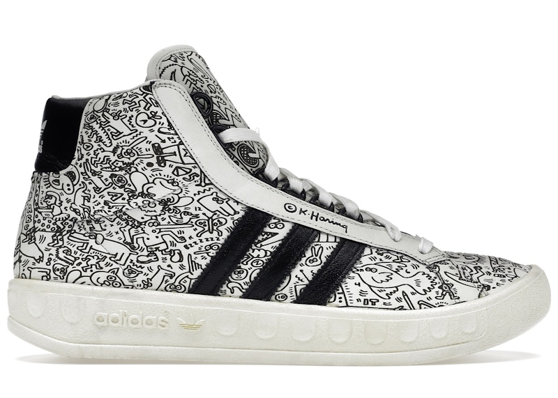 adidas Adicolor Hi BK.2 Keith Haring White Black Men's - 562891 - US