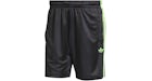 adidas Adicolor Jacquard Shorts Black Signal Green