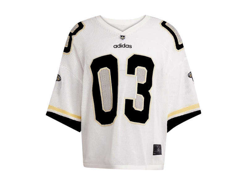 ★★Adairs★★ ADILENIUM 3 Knit Football Jersey White JX1699 3b43383fc984b665da37145401b783