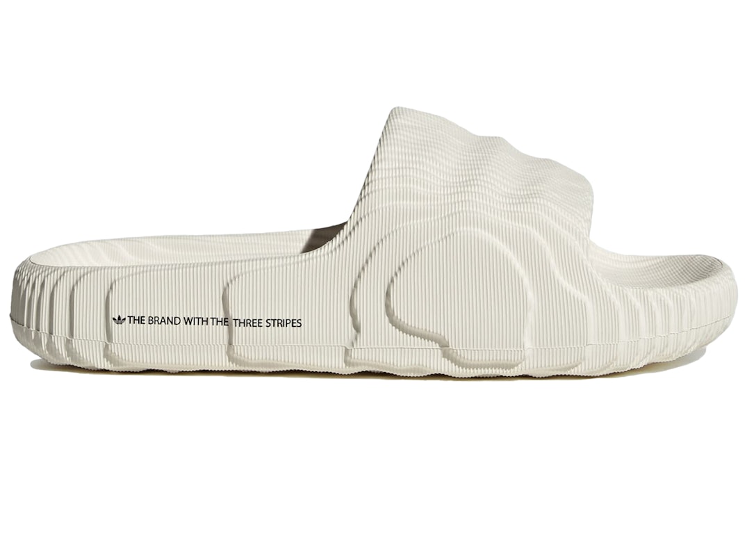 Pre-owned Adidas Originals Adidas Adilette 22 Slides Off White (women's) In Off White/off White/core Black