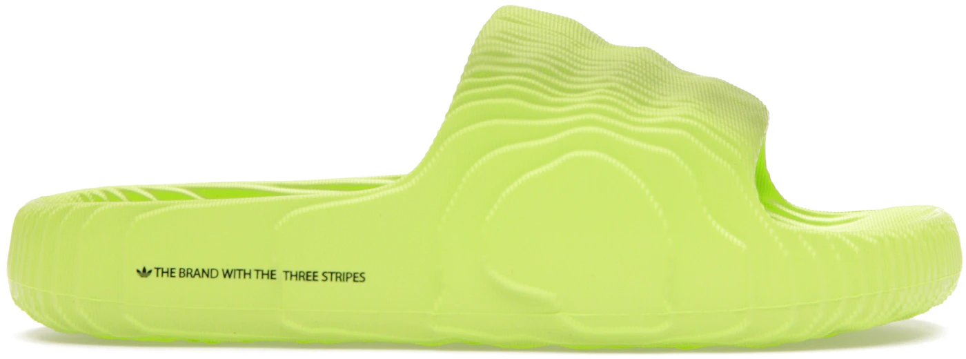 adidas Adilette 22 Slides Solar Yellow Men's - HP6523 - US