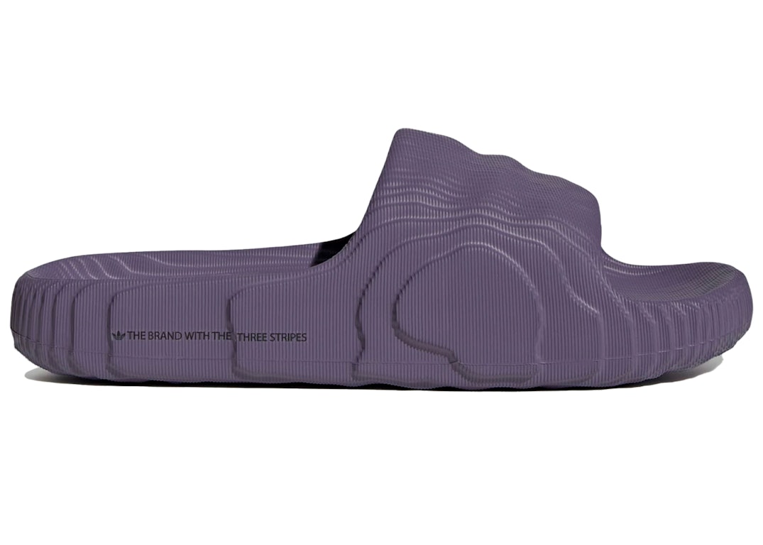 Pre-owned Adidas Originals Adidas Adilette 22 Slides Tech Purple In Tech Purple/tech Purple/core Black