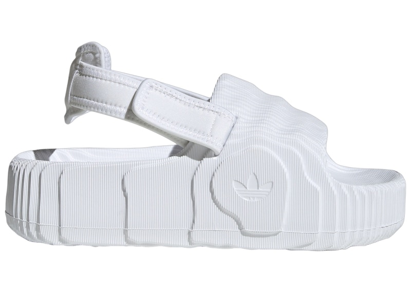 Pre-owned Adidas Originals Adilette 22 Xlg Slides (women's) Sneakers In Cloud White