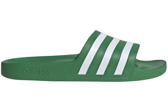 adidas Adilette Aqua Slides Preloved Vert Cloud Blanc