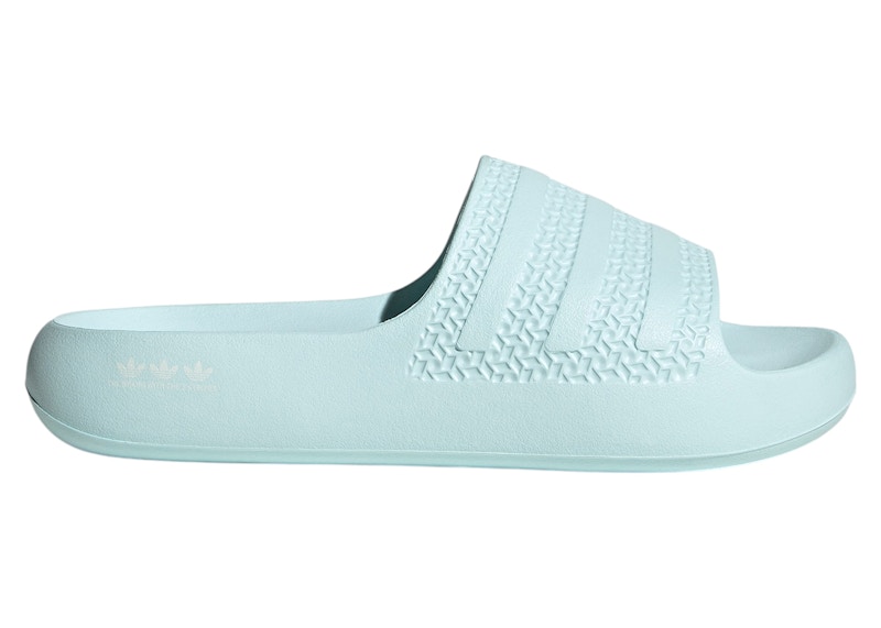 Pre-owned Adidas Originals Adilette Ayoon Slides (women's) Sneakers In Almost Blue/cloud White