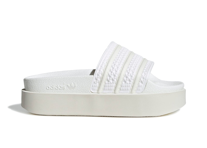 Adidas adilette best sale cloud white