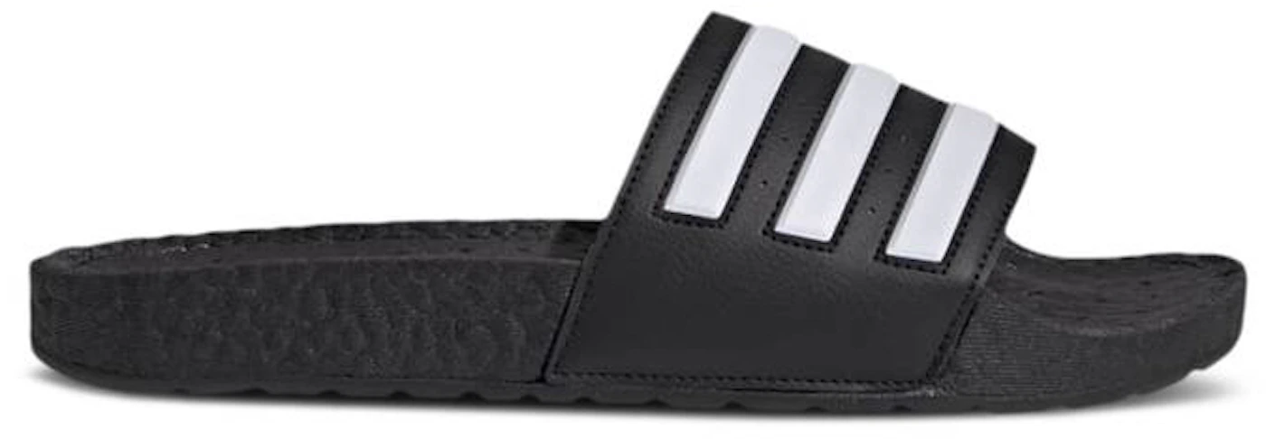 Kalkun klatre bold adidas Adilette Boost Slides Black White Stripes Men's - FY8154 - US