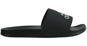 adidas Adilette Cf Plus C Black Silver Metallic-Black