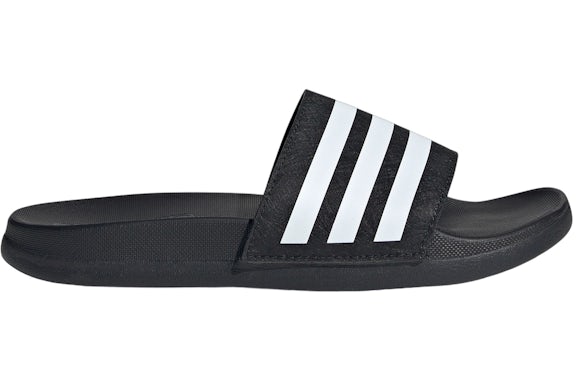 adidas Adilette Comfort Slides Core Black Cloud White (GS)