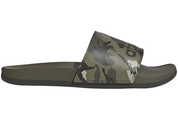 adidas Adilette Comfort Slides Olive Strata Shadow Olive Putty Grey